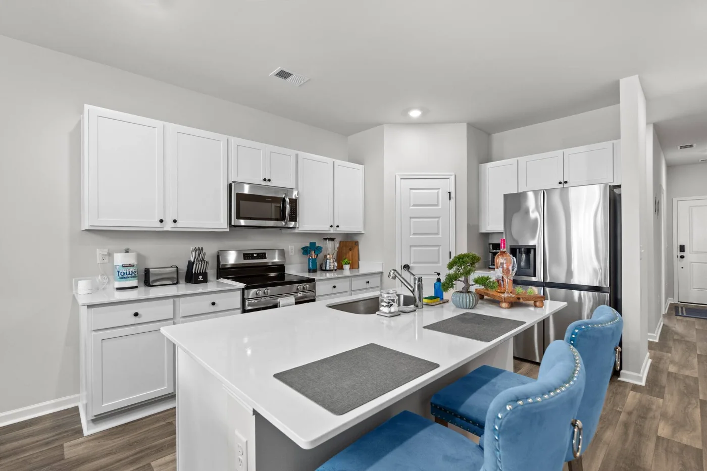 Cocina moderna con isla